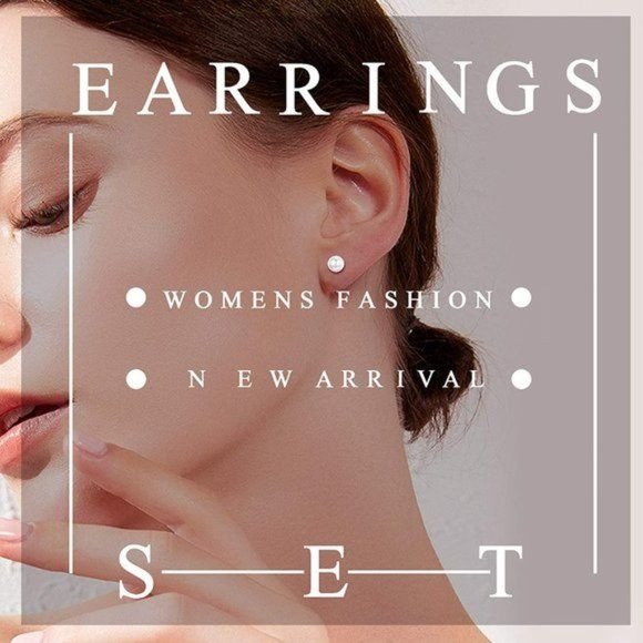 NEW 84 Pairs Assorted Multiple Stud Earrings Hoop Set Dangle Cute Hypoal… - Picture 6 of 6